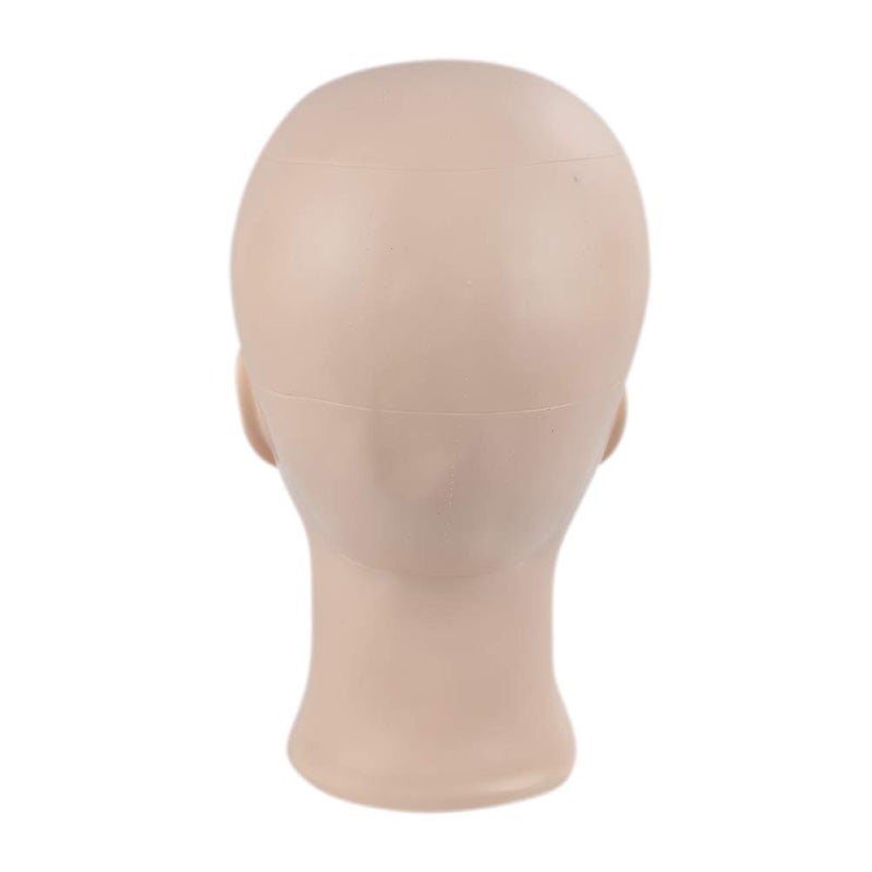 Ba Sha Bald Mannequin Head Beige Female Professional Cosmetology Manikin Doll head for Wigs Making Wig Display Hat Display Glasses Display with Free Clamp - Image 5